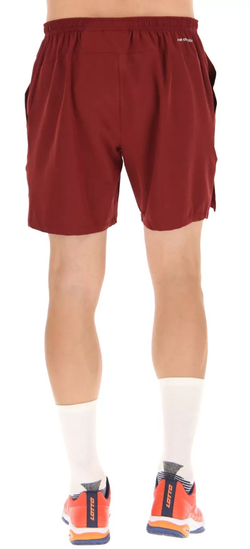 Мужские теннисные шорты Lotto Tech и D1 7" Short - tawny red