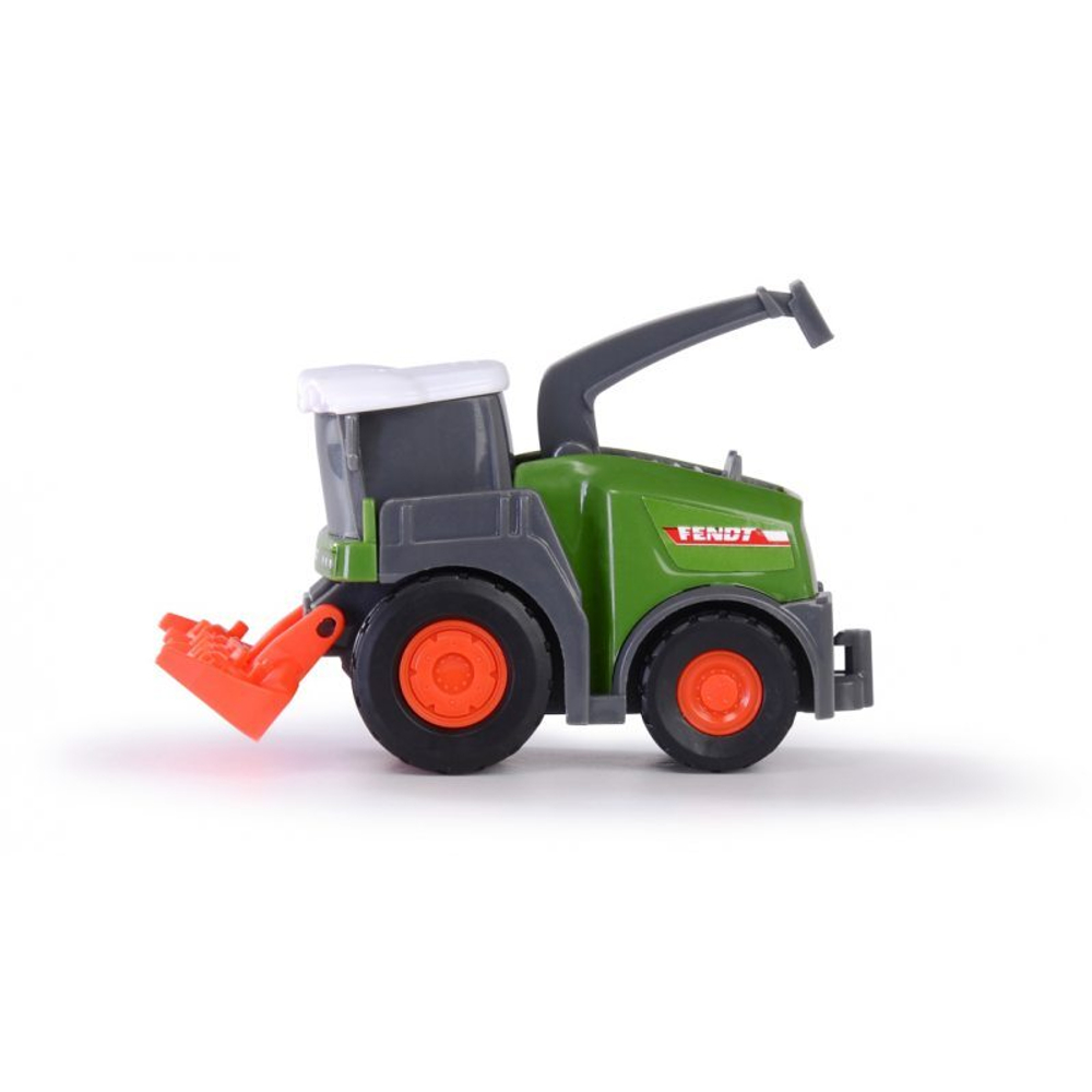 Dickie Farm - Комплект сельскохозяйственной техники FENDT: погрузчик, комбайн, прицеп для сена 3732001 C