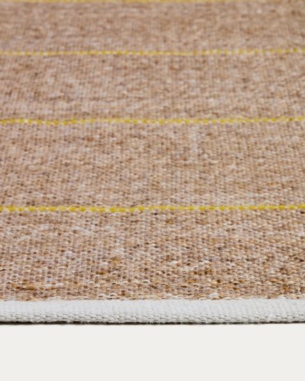 Ковер Denu бежевый 100% ПЭТ, 200 x 300 см