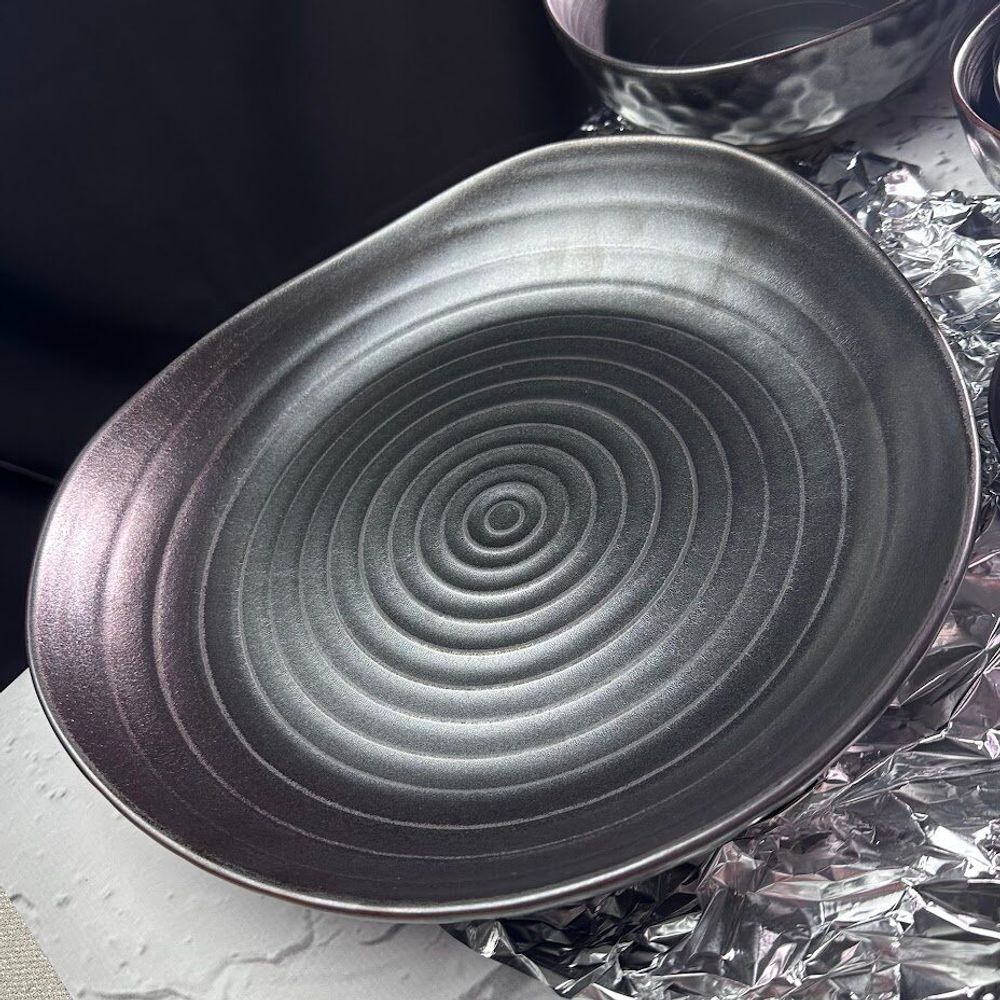 Lenardi 205-681 Круглое блюдо 30,5см ROCA в под.уп.(х16)Фарфор