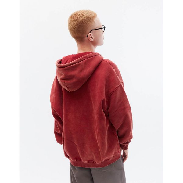 Худи вареный Zip Борщ ретро-красный - фото 4