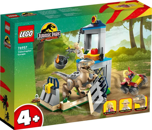 Конструктор LEGO Jurassic World 76957 Побег велоцираптора