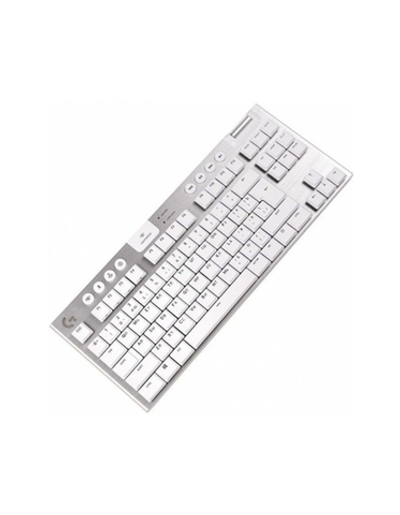 920-010117 Logitech Клавиатура G915 TKL WHITE {механическая, белый, беспроводная/проводная, RGB LIGHTSYNC, USB, Bluetooth, радиоканал}
