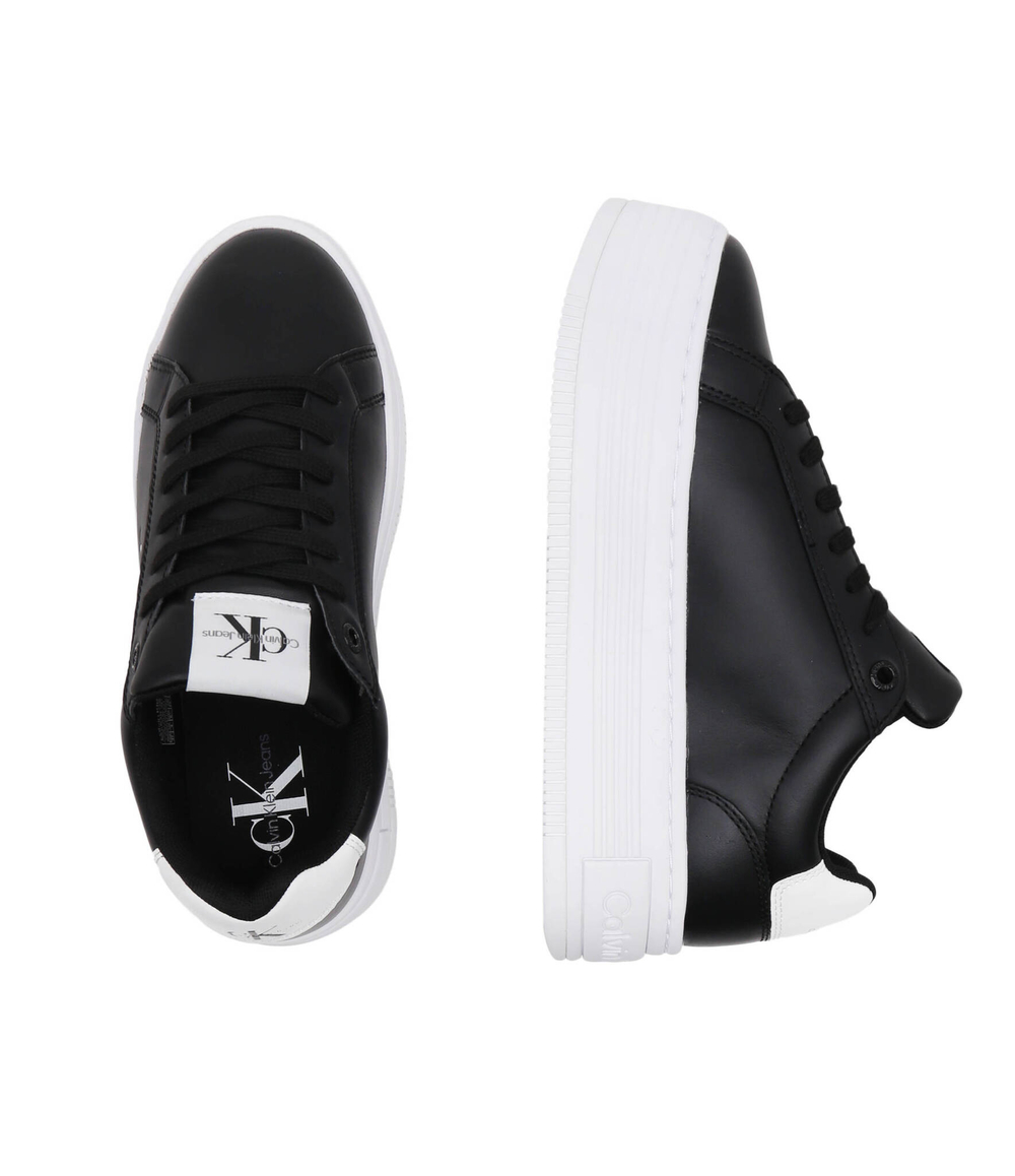 Кожаные кроссовки bold platf low lace CALVIN KLEIN JEANS - черный(YW0YW01431)