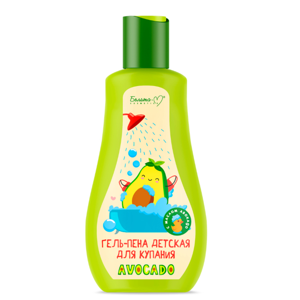 "AVOCADO" Гель- Пена детская для купания (3+) 250мл