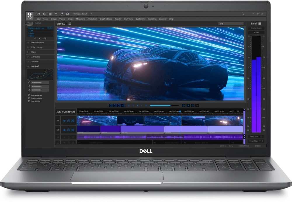 Ноутбук DELL PRECISION 3591 15.6" / 32 Гб / SSD 1000 Гб / Win 11 / 210-BLND