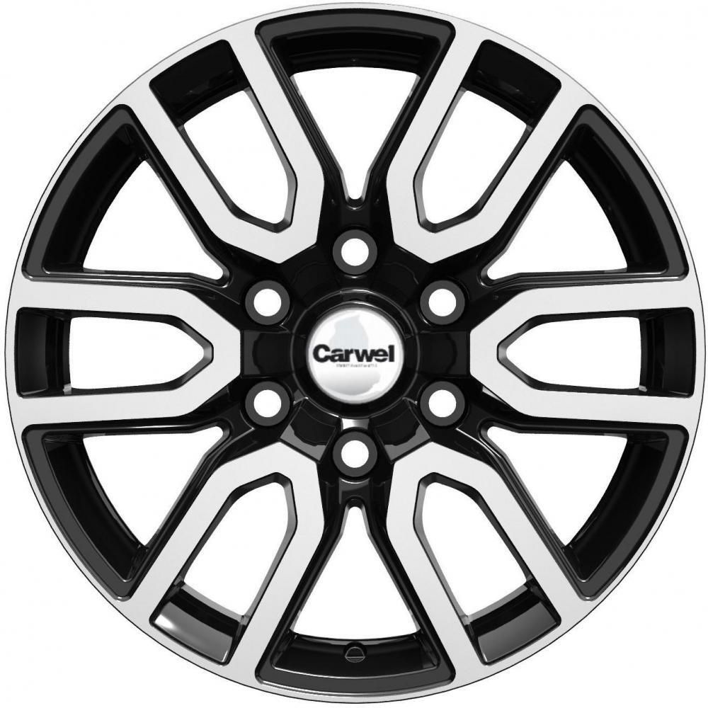 Carwel Барал 8x17 6x139.7 ET 36 Dia 100.1 (черный)