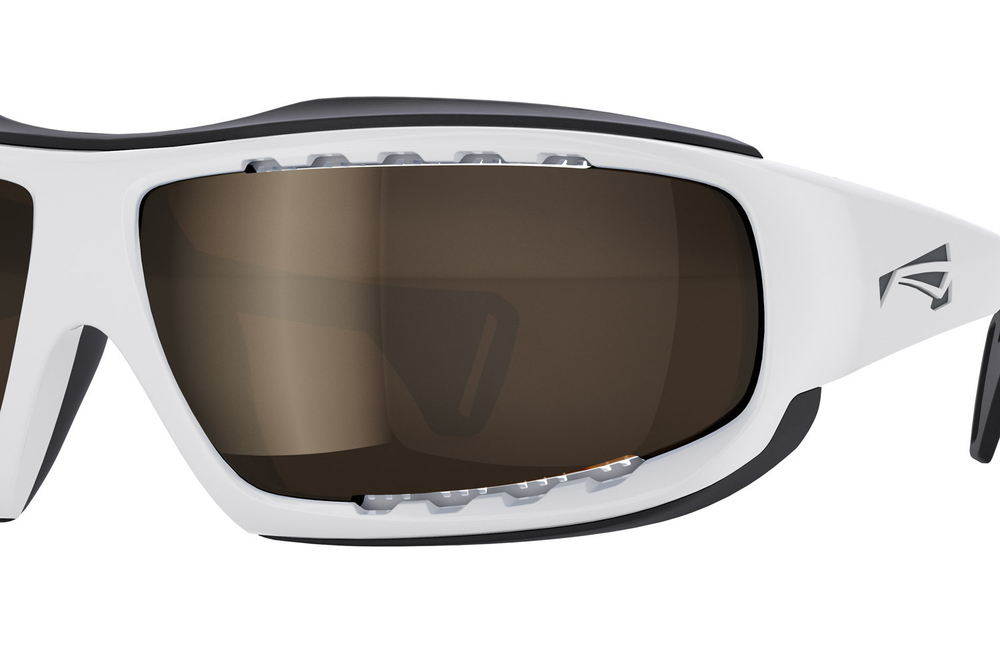 Спортивные очки LiP Typhoon / Gloss White - Black / Zeiss/ PA Polarized / Methane Brown Lens