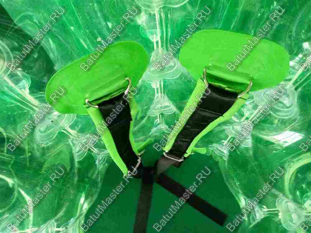 Бампербол «Двухцветный» ПВХ, диаметр 1 м