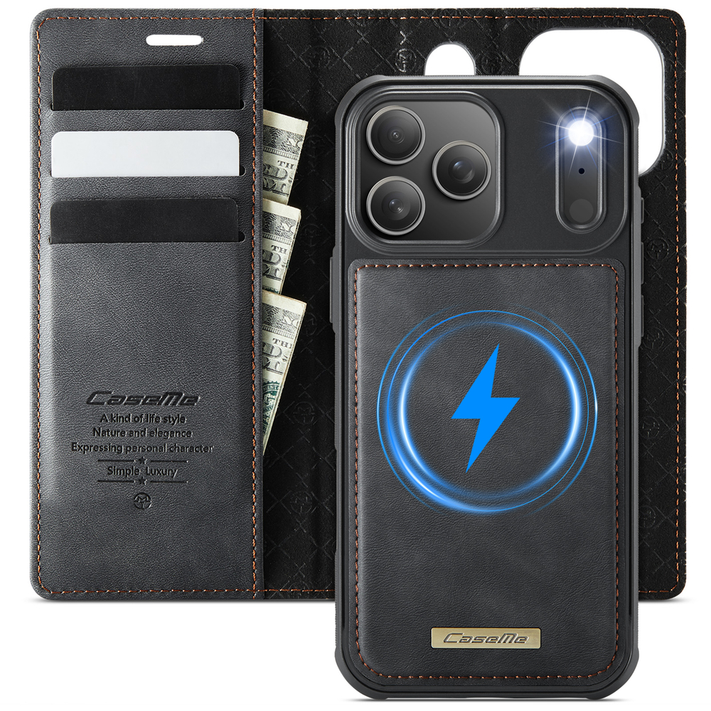 Чехол-кошелек CaseMe 2 in 1 MagSafe iPhone 17 Pro Max