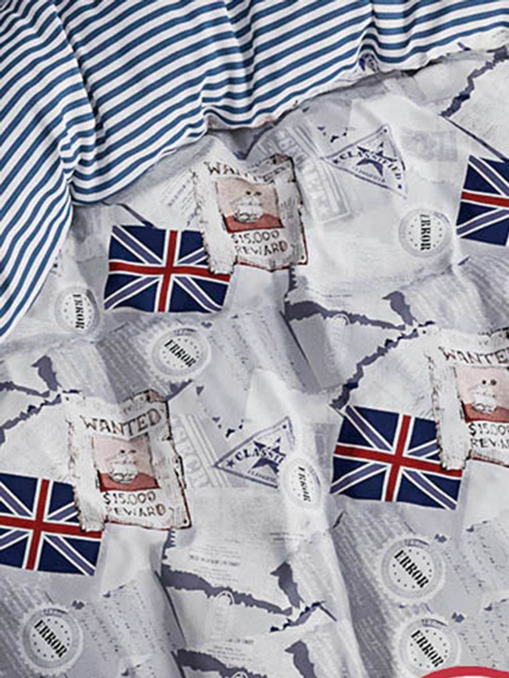 Постельное белье Сказка "WANTED/WANTED" евро   наволочки 50х70 2шт Простынь  240х215 см  Пододеяльник 200х215 см