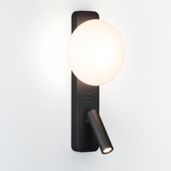 7048/5WL HIGHTECH ODL25 473 металл/акрил черный Настенный светильник IP20 LED 1*5W + 1*3W 2700K CRI>90 ALBERGO