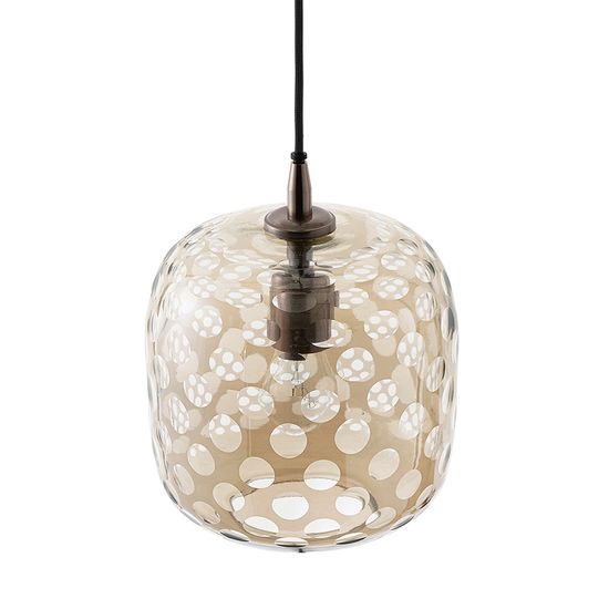 Светильник подвесной mystic aura, D20 см, коричневый