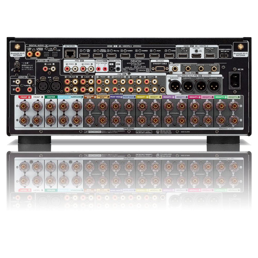 AV ресивер Denon AVC-A1H, Black, 15 каналов усиления, 210 Вт