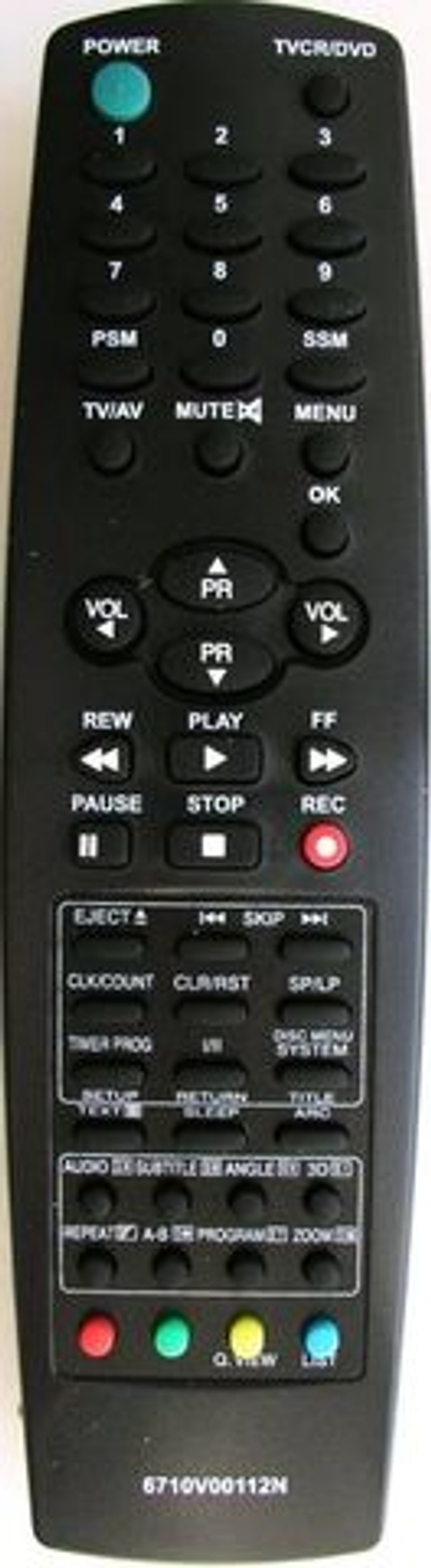 Пульт для LG 6710V00112N TV+DVD+VCR