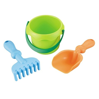 Игровой набор для песочницы "Ведерко+грабли/лопатка" 3 предмета