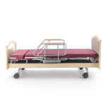 Кровать электрическая MED-MOS DB-2B с поворотным креслом в левую сторону (светлое дерево)