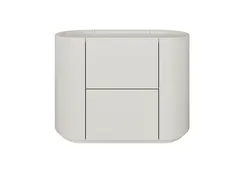 Тумба прикроватная Lagom 2 ящика ширина 60 см (молочный)