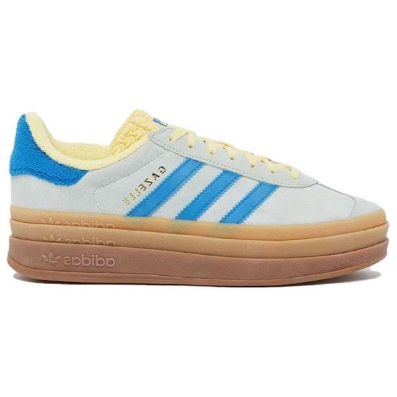 adidas originals GAZELLE BOLD Кроссовки для скейтбординга Низкие Синий/желтый Женские