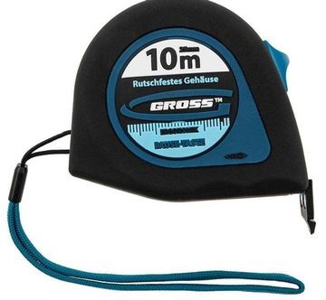 Рулетка "Ergonomisch",10 м x 25 мм, магнитный обрезиненный зацеп Gross 31105