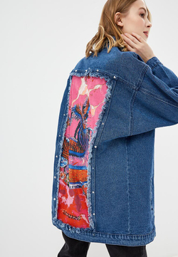 LIGVIANNI Джинсовая куртка Denim Jacket Dragon