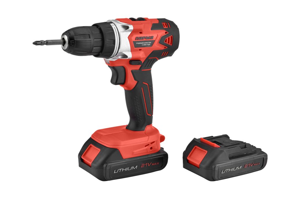 Дрель-шуруповерт аккумуляторная Парма ДША-02-2021/2Li