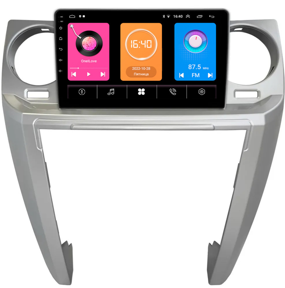 Магнитола для Land Rover Discovery 3 2005-2009 (прямые углы) - OEM GT9-0110 на Android 10, 2ГБ-16ГБ