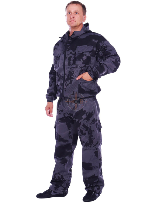 КОСТЮМ АЛЬФА (ГРЕТА КМФ черная точка)