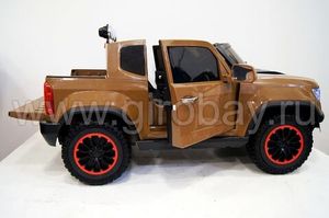 Детский электромобиль River Toys Chevrolet X111XX коричневый