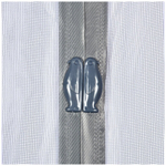 СЕТКА-ШТОРА HELP НА ДВЕРЬ ПРОТИВОМОСКИТНАЯ С МАГНИТ/КРЕПЕЖОМ 45Х210СМ 2ШТ 80004