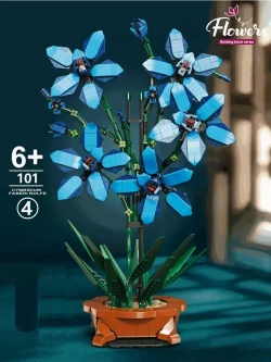 Конструктор Цимбидиум Лодочная орхидея 1097 деталей