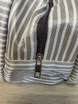 Термосумка для обеда, в бежевую полоску 0331-7