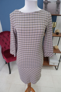 Платье Zolla в клетку 42 размер