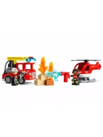 Лего 10970 Пожарная часть и вертолёт Lego Duplo