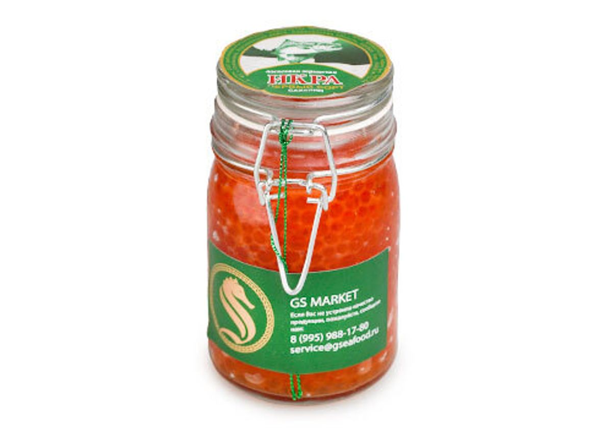Икра красная лососёвая "Сахалин", 250г