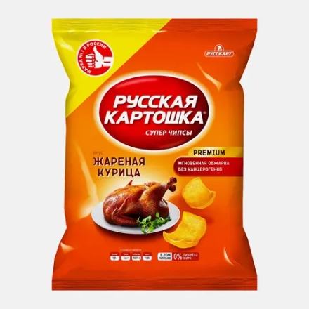Чипсы Русская Картошка Жареная курица 80г