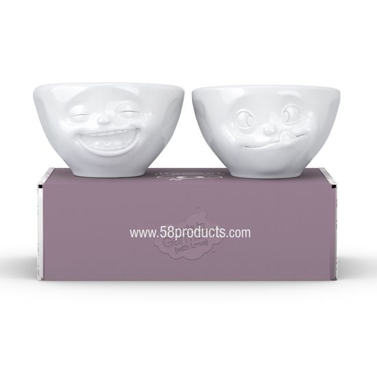 Набор чаш laughing & tasty, 100 мл, белый, 2 шт.