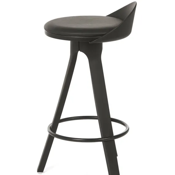 Полубарный стул Trio, 66 см, черный