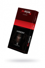 Презервативы Domino, harmony, 18 см, 5,2 см, 6 шт. (Цвет: прозрачный)