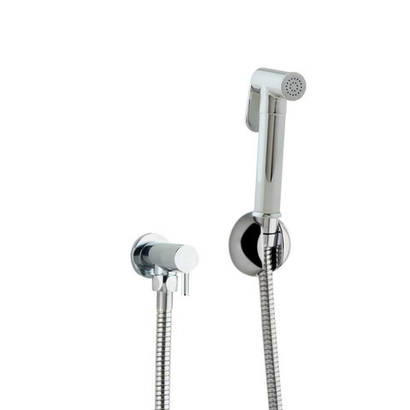 Гигиенический душ с угловым краном и латунной лейкой WC 114102