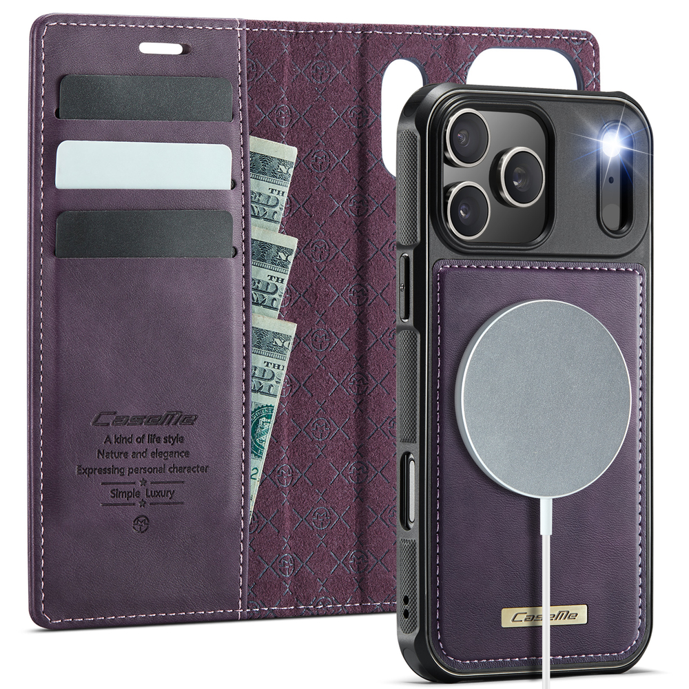 Чехол-кошелек CaseMe 2 in 1 MagSafe iPhone 17 Pro Max