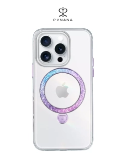 Чехол PYNANA для iPhone 16 Pro австрийский хрусталь