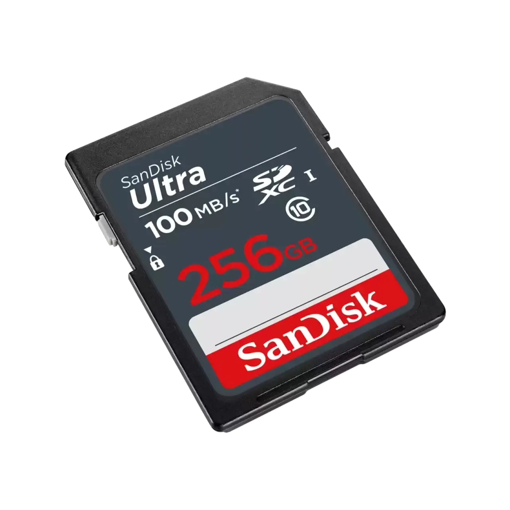 Карта памяти SanDisk Ultra SDXC 256GB, R 100 МБ/с