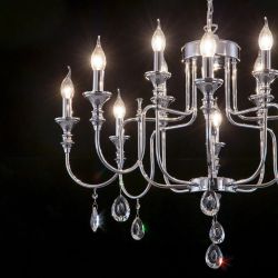 Citilux Рига CL437221 Люстра подвесная Хром