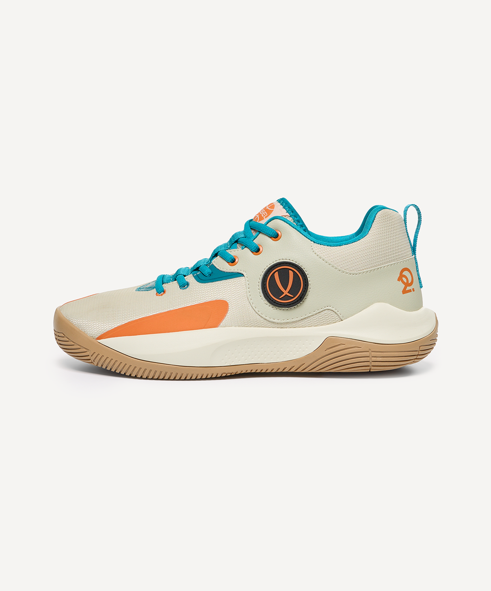 Кроссовки баскетбольные JÖGEL Launch 2.0 LOW, бежевый/оранжевый