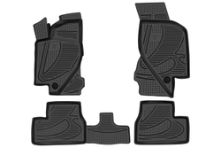 Коврики Standard, 3D в салон LADA Kalina, 2004- , 4 шт. (полиуретан, чёрные) Element.F400250E1