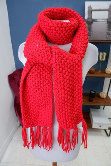 Шарф длинный