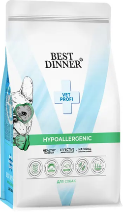 BEST DINNER Vet Profi Сухой корм для взрослых собак всех пород при пищевой аллергии 2 кг