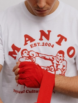 Футболка MANTO BOXEO белая