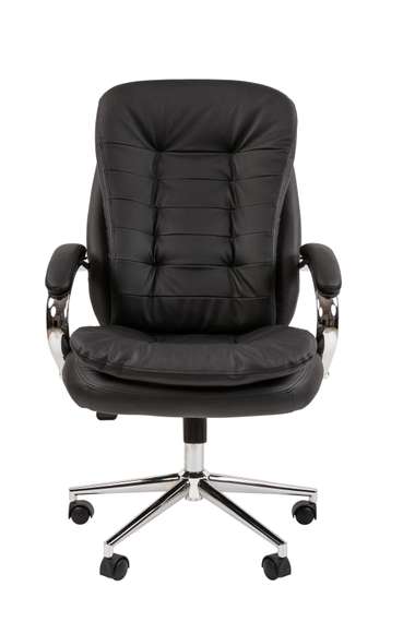 Офисное кресло Chairman 795 Россия нат.кожа/экокожа черная N